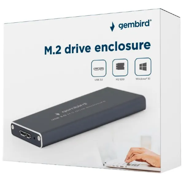 Внешний корпус для SSD Gembird EE2280-U3C-01 USB 3.0 / Черный photo 5