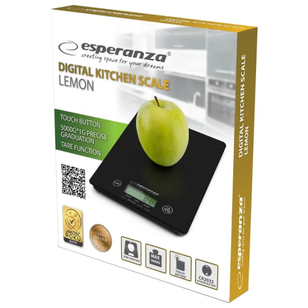 Кухонные весы Esperanza EKS002K Черный photo 3