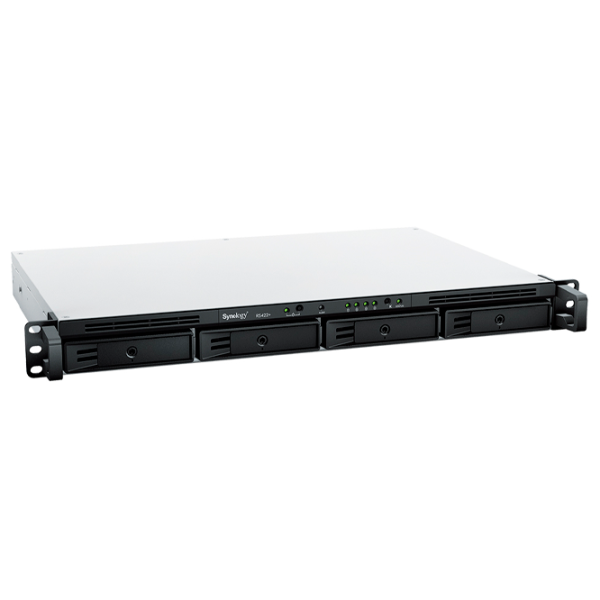 Сетевое хранилище Synology RS422+ Черный photo 3