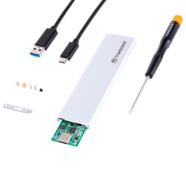 Внешний корпус для SSD Transcend CM42S USB 3.1/ Серебристый photo 4