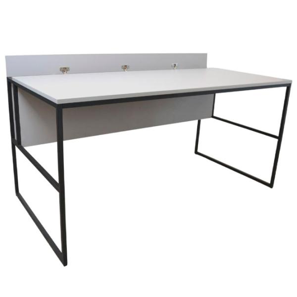 Masă de birou DecoPrim Boston PAL/ White photo 2