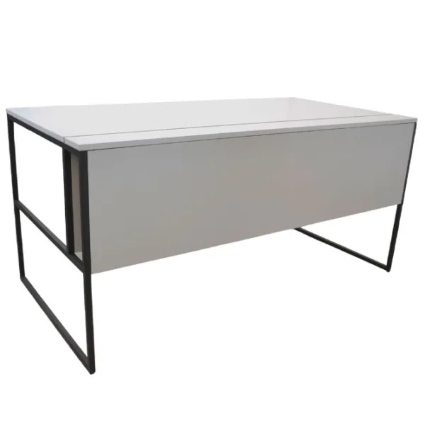 Masă de birou DecoPrim Boston PAL/ White photo 3