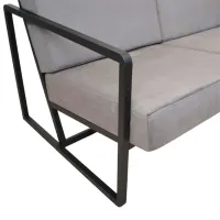 Canapea DecoPrim Milton (0003263) Catifea/ Dark Gray photo 5