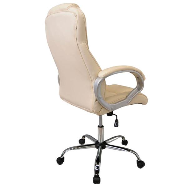 Fotoliu de birou DecoPrim BX-0050 Piele artificială/ Beige photo 2