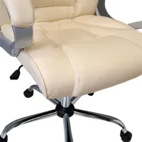 Офисное кресло DecoPrim BX-0050 Искусственная кожа/ Бежевый photo 6