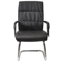 Fotoliu de birou DecoPrim F-81 ECO Piele/ Black photo 2