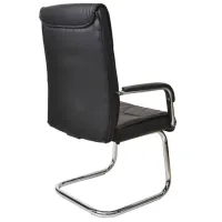 Fotoliu de birou DecoPrim F-81 ECO Piele/ Black photo 3