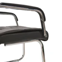 Fotoliu de birou DecoPrim F-81 ECO Piele/ Black photo 6