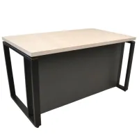 Masă de birou DecoPrim Director PAL/ Beige photo 4