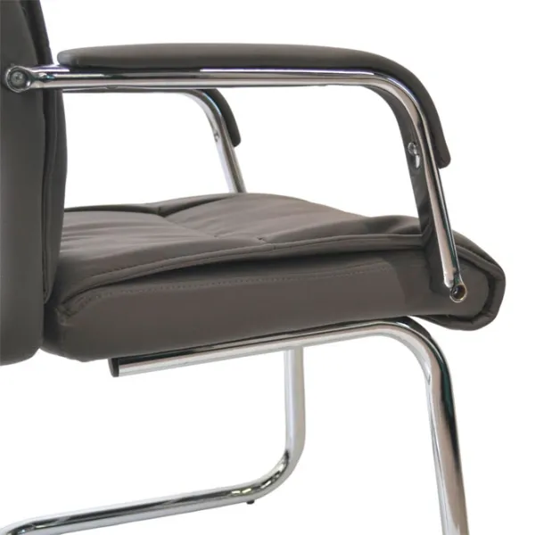 Офисное кресло DecoPrim F-81 ЭКО Кожа/ Серый photo 6 Офисное кресло DecoPrim F-81 ЭКО Кожа/ Серый photo 6