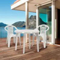 Садовый стул Keter Mallorca Пластик/ Пластик/ Белый photo 2