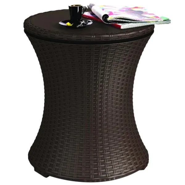 Masă de grădină Keter Cool Bar Rattan (230902) Rotund/ Brown photo 2
