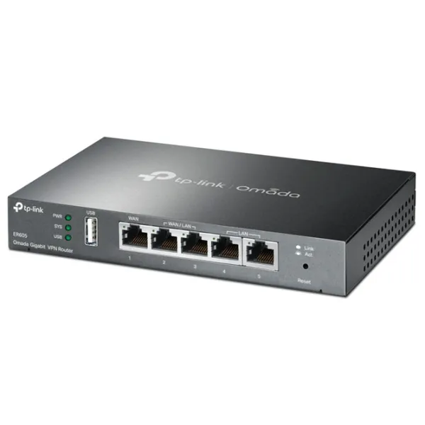 Switch TP-Link ER605 Серый photo 3