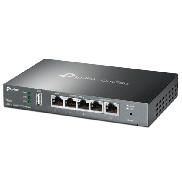 Switch TP-Link ER605 Серый photo 3