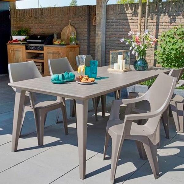 Scaun de grădină Keter Dante Plastic/ Plastic/ Cappucino photo 2 Scaun de grădină Keter Dante Plastic/ Plastic/ Cappucino photo 2