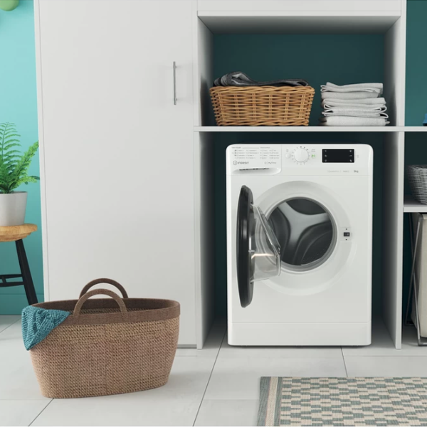 Mașină de spălat Indesit MTWE 91484 WK 9 kg / 1400 rpm / White photo 9