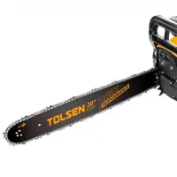 Цепная пила Tolsen 79614 бензиновая/ Желтый photo 3