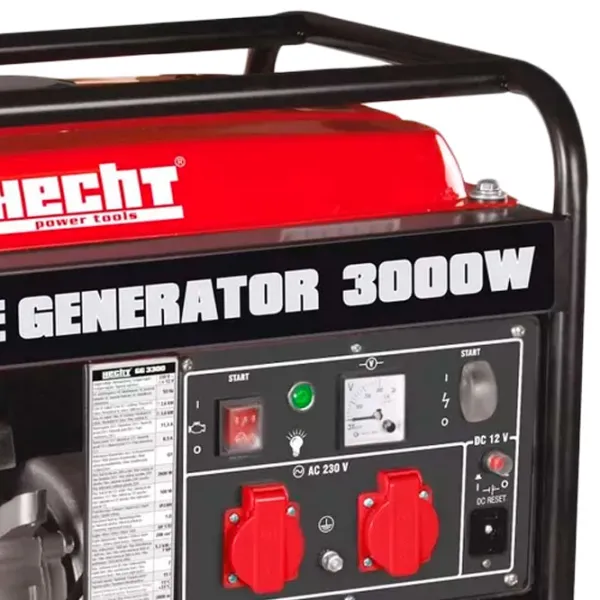 Генератор Hecht GG 3300 230 В Бензин/ 2.6 кВт photo 2