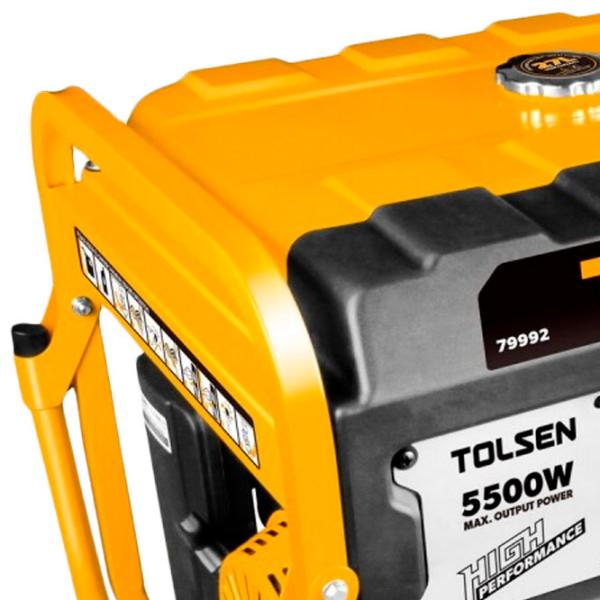 Generator de curent Tolsen 79992 220 V Benzină/ 5 kW photo 4