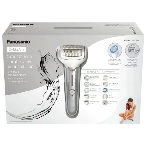 Epilator Panasonic ES-EL9A-S520 Uscată/Umedă / White Silver photo 6