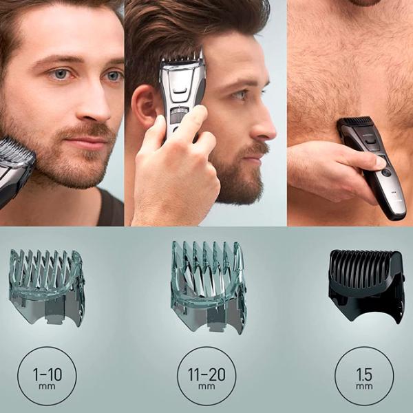 Машинка для стрижки Panasonic ER-GB80-S520 Серебряный photo 8