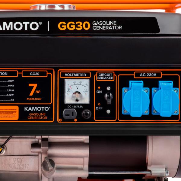 Генератор Kamoto GG30 220 В Бензин/ 2.8 кВт photo 7