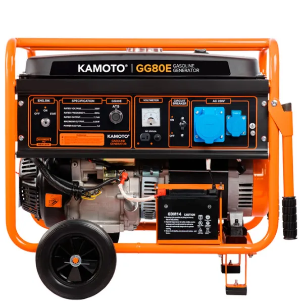Generator de curent Kamoto GG80E 220 V Benzină/ 7.7 kW photo 4