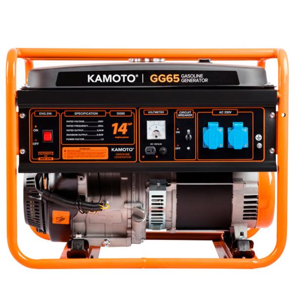 Генератор Kamoto GG 65 220 В/ 12 В Бензин/ 6 кВт photo 3