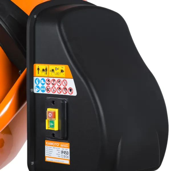 Бетономешалка Kamoto BM 180H 180 л 800 Вт/ Оранжевый photo 5