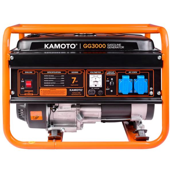 Generator de curent Kamoto GG3000 220 V Benzină/ 2.8 kW photo 2