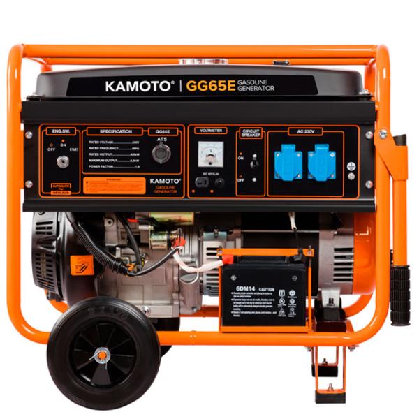 Генератор Kamoto GG65E 220 В Бензин/ 6 кВт photo 4