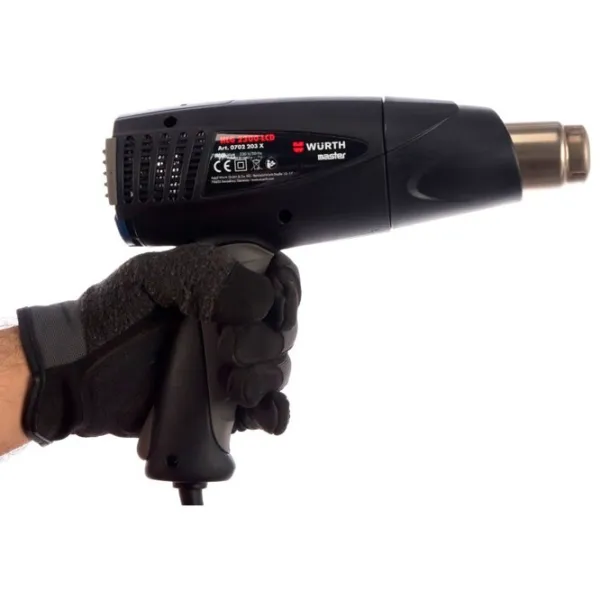 Suflantă de aer cald Wurth HLG 2300-LCD 2300 W/ Black photo 5