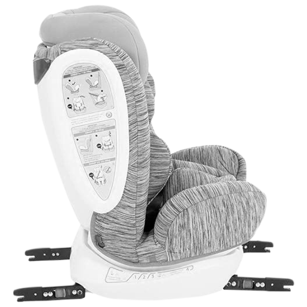 Scaun auto Kikka Boo 4 Fix Double  0 luni - 12 ani / 36 kg / Dark Gray photo 4