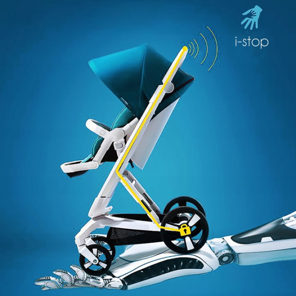 Детская коляска ibebe istop 1004528-002/ Бежевый photo 2