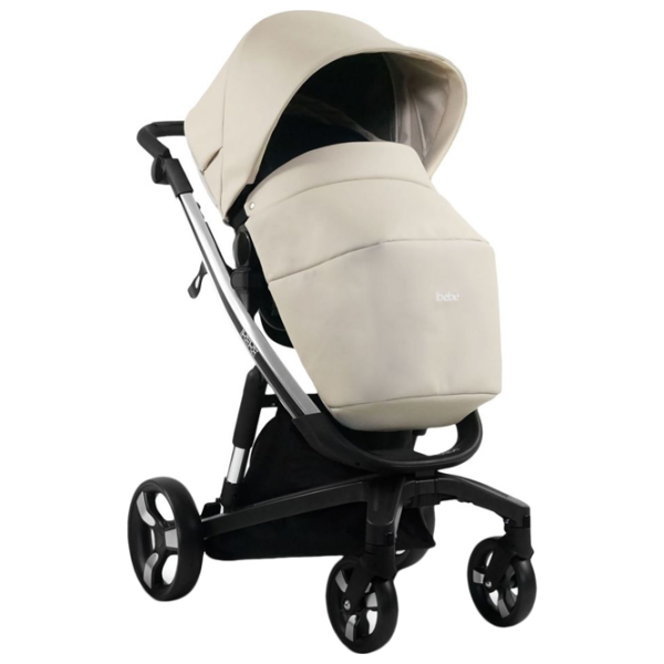 Детская коляска ibebe istop 1004528-002/ Бежевый photo 4