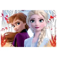 Puzzle 2D Trefl Anna and Elsa 4+/ Numărul de piese: 60 photo 2
