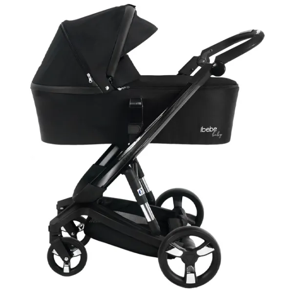 Детская коляска ibebe istop 1004528-005/ Черный photo 3