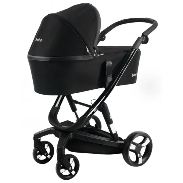 Детская коляска ibebe istop 1004528-005/ Черный photo 4