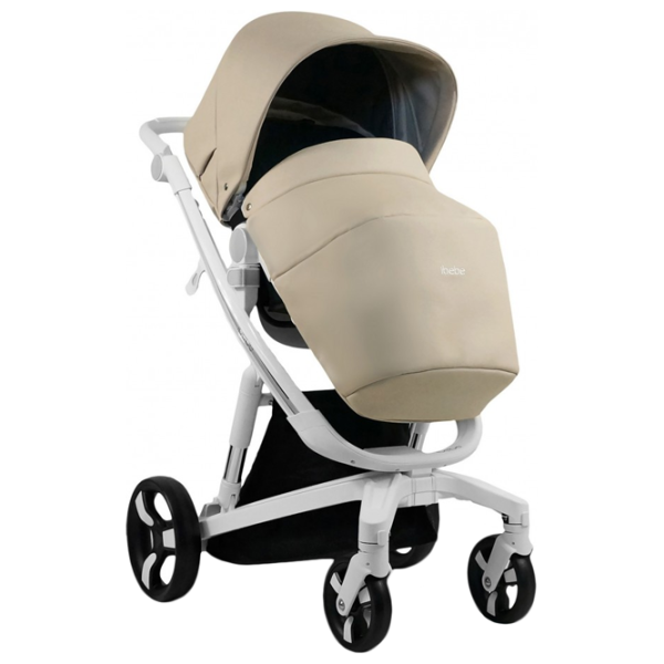 Детская коляска ibebe istop 1004528-003/ Бежевый photo 4