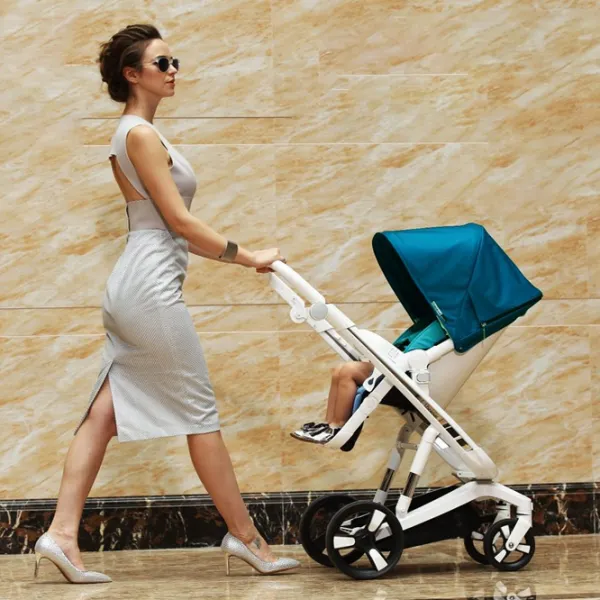 Детская коляска ibebe istop 1004528-003/ Бежевый photo 9