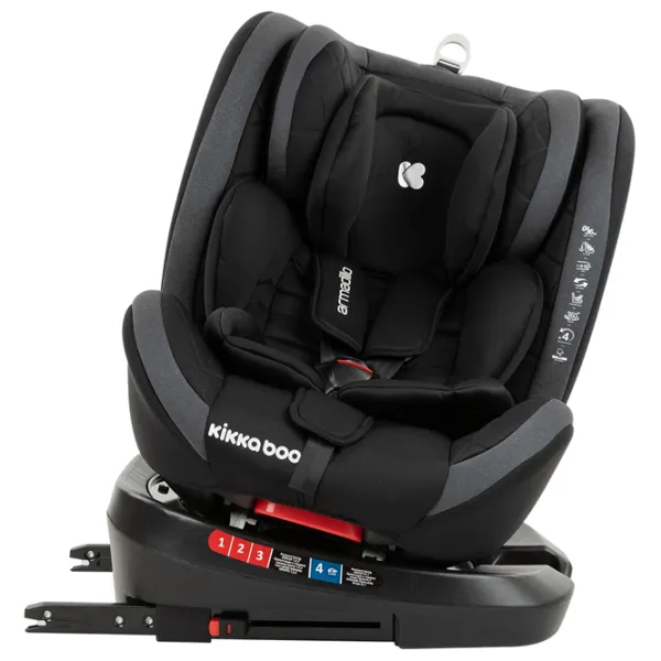 Детское автокресло Kikka Boo Armadillo  0 месяцев - 12 лет / 36 кг / Черный photo 6