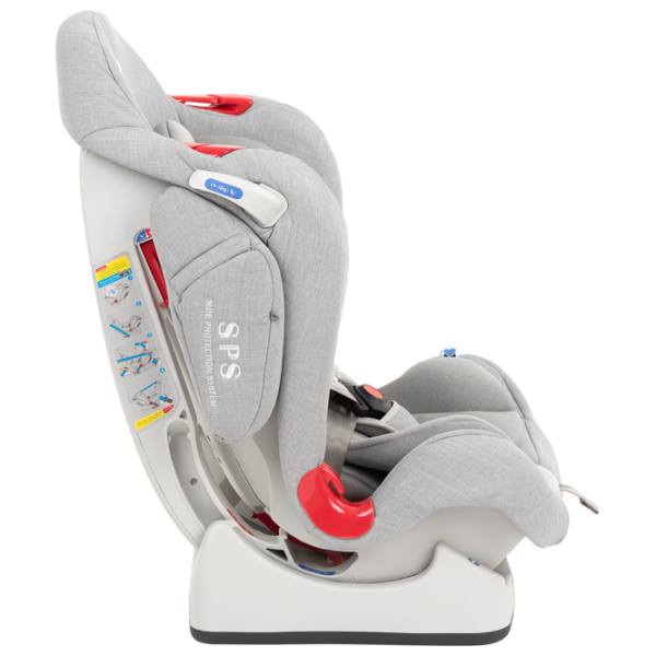 Детское автокресло Kikka Boo O'Right SPS  0 месяцев - 6 лет / 25 кг / Светло Серый photo 3