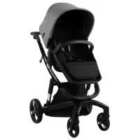 Детская коляска ibebe istop 1004528-007/ Серый photo 5