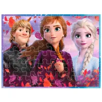 Puzzle 2D Trefl 4in1 Frozen 2 4+/ Numărul de piese: 207 photo 2