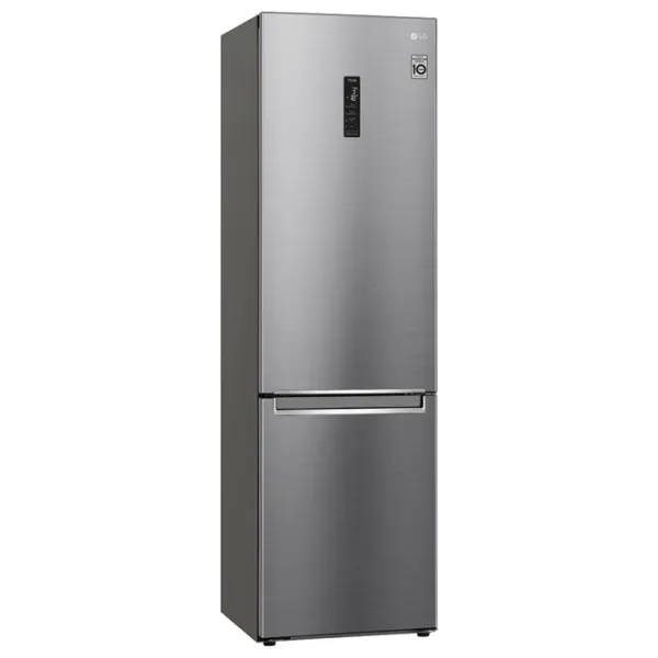 Frigider LG GW-B509SMUM cu congelator jos 384 l / 203 cm / Inox photo 2