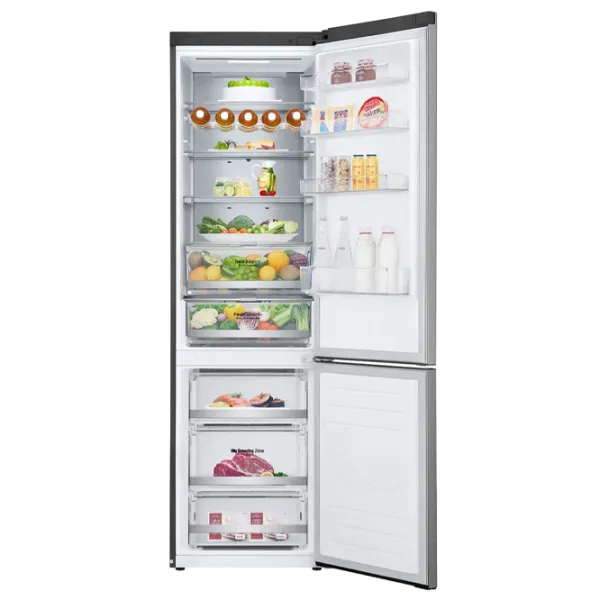 Frigider LG GW-B509SMUM cu congelator jos 384 l / 203 cm / Inox photo 6