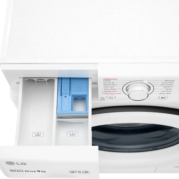 Mașină de spălat LG F4WV309S3E 9 kg / 1400 rpm / White photo 9