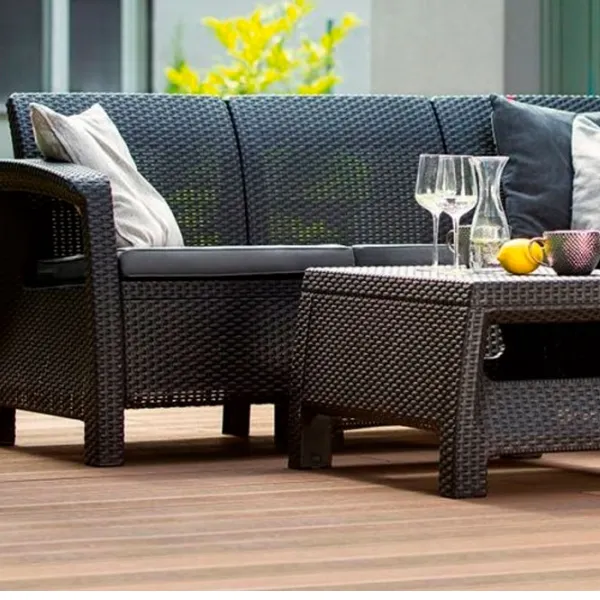 Set mobilă terasă Keter Bahamas Relax Aluminiu/ Plastic/ Plastic/ Graphite photo 3