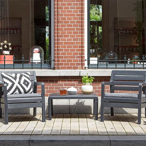 Set mobilă terasă Keter Delano Aluminiu/ Plastic/ Plastic/ Graphite photo 3