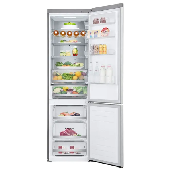 Frigider LG GW-B509SAUM cu congelator jos 384 l / 203 cm / Inox photo 6